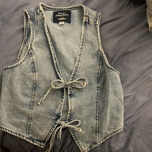 Francesca's Collections Denim Vest